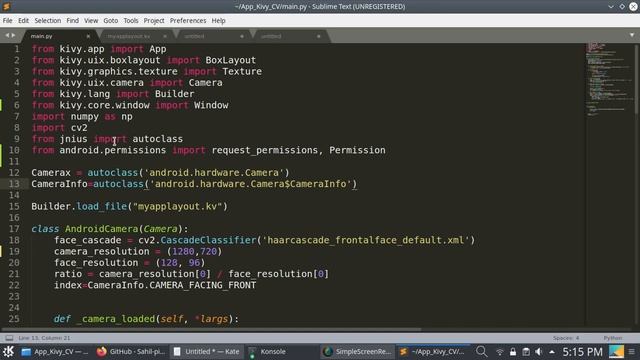 Opencv To Apk With Kivy Or Kivymd,#kivy,#python,#opencv,#kivymd
