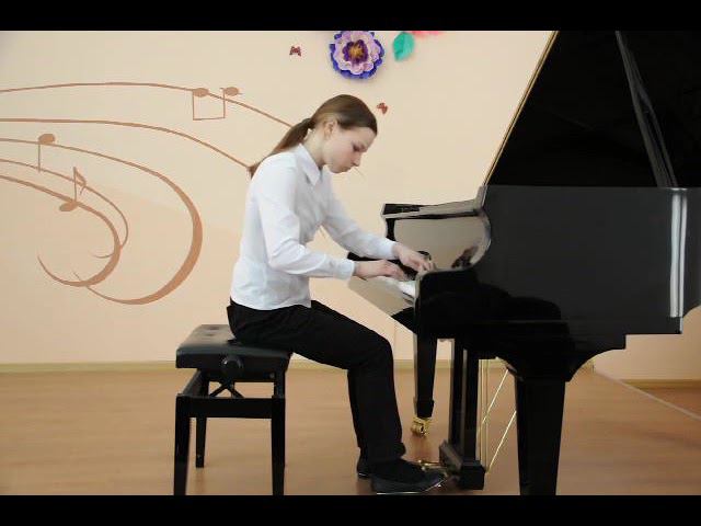 Довгаль Александра И.С. Бах "Трехголосная инвенция" c moll; А.Хачатурян "Токката" ДМШ Барабинск смотреть онлайн