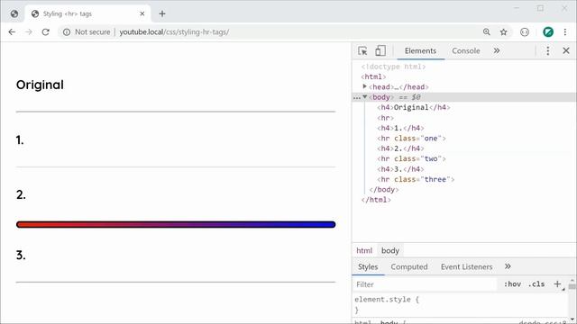 Styling Horizontal Rule Tags (hr) - CSS Tutorial смотреть онлайн