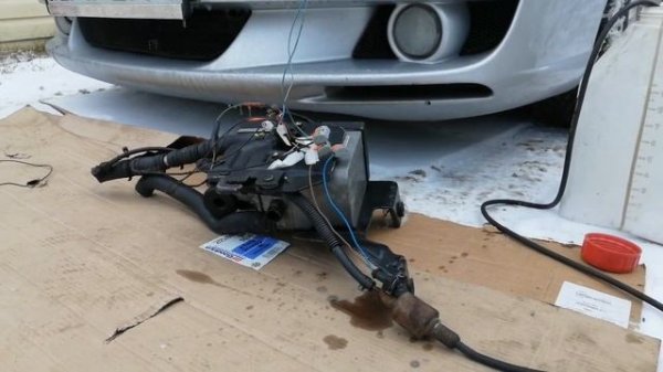 Запуск webasto thermo top c подачей +