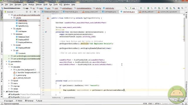 Android App With ROOM Database - Part 10 || Serializable Object and Update || Android Studio || 201 смотреть онлайн