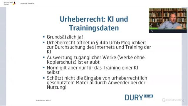 Webinar: Update IT-Recht смотреть онлайн