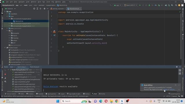 how to create Debug apk build in Android studio in 2023 ||build apk kaise banaye. смотреть онлайн