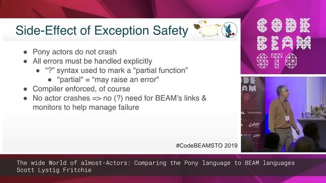 Scott Lystig Fritchie - The wide world of almost-actors: comparing the Pony to BEAM languages смотреть онлайн