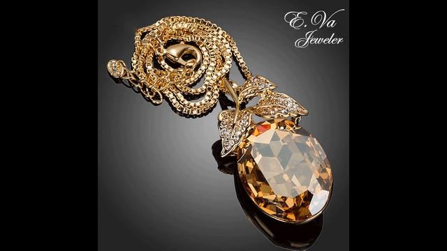 Ювелирные изделия. Кулон Камилла. Горный хрусталь. Кристаллы SWAROVSKI. WIFI смотреть онлайн