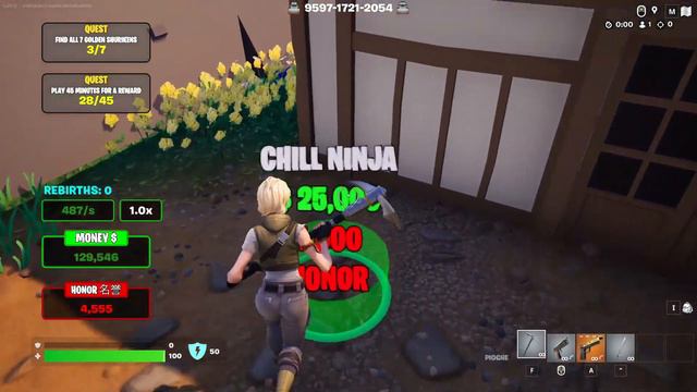 (4/7) How to find all 7 golden shurikens Samurai tycoon fortnite map / GUIDE SAMURAI TYCOON TUTORIA смотреть онлайн