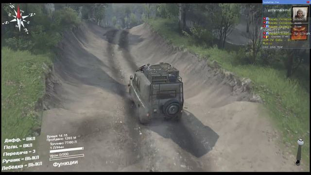 SpinTires #3 Брат кончился бензин! Помогай смотреть онлайн