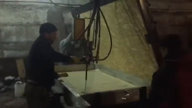 Заливка СИП панели ППУ Краноярск.