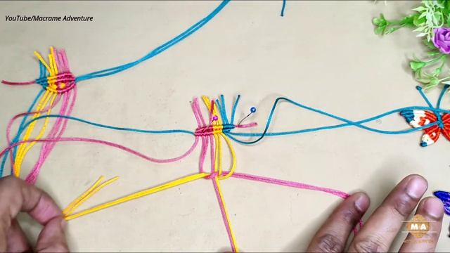 DIY Macrame Butterfly