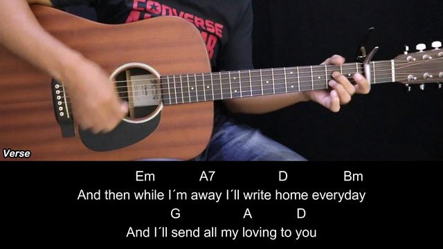 All My Loving - The Beatles | EASY Guitar Lessons for Beginners - Chord & Strumming Pattern смотреть онлайн