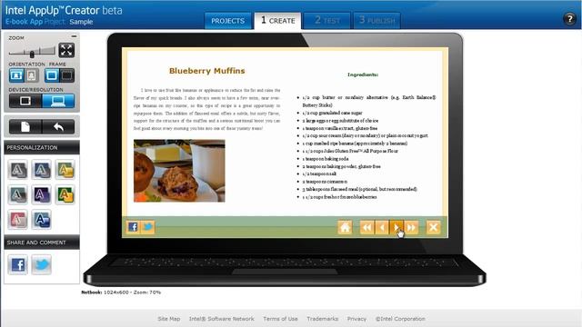 Intel AppUp(TM) Creator beta: E-Book Demo смотреть онлайн