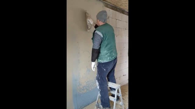 Подготовка и армирование стен штукатурной сеткой . смотреть онлайн