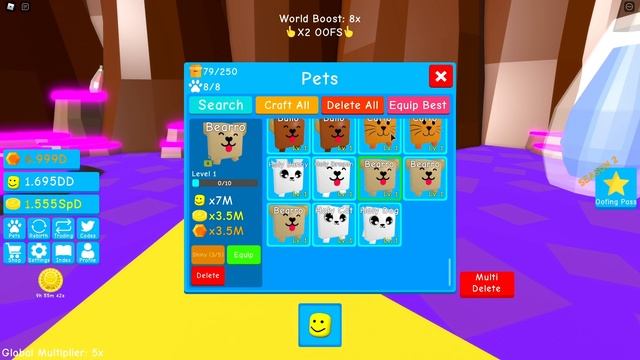 БЕСПЛАТНЫЙ ТОП ПЕТ В OOFING LEGENDS В РОБЛОКС ROBLOX! смотреть онлайн