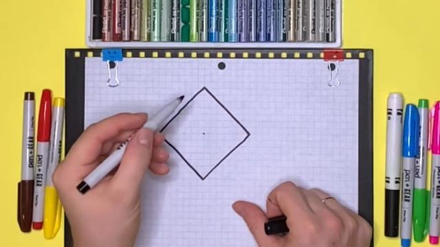 Рисование для детей. Рисуем Дорожные Знаки - Главная Дорога|Дорожные Знаки смотреть онлайн