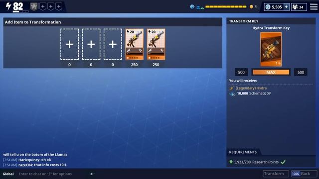 TODAY EVENT ITEMS - HYDRA TRANSFORM KEY & PERKS - FORTNITE SAVE THE WORLD смотреть онлайн
