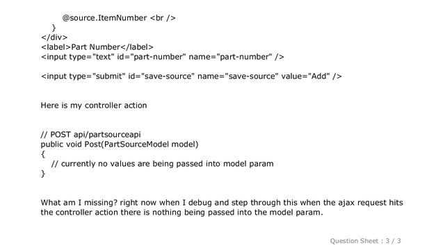 jQuery : Sending JSON object to Web API смотреть онлайн