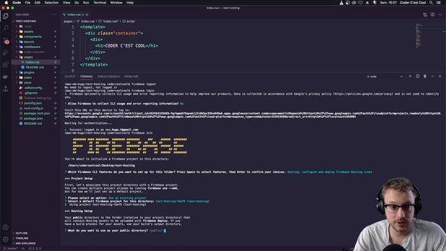 Hébergement gratuit avec Firebase Hosting d'une app React, Vue, Angular... смотреть онлайн