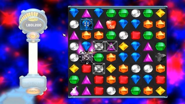 Bejeweled Twist - Lucky level complete смотреть онлайн
