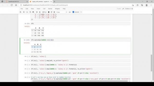 Apply and Map in Pandas | Part 3 | Complete Python Pandas Tutorial | The Data Monk