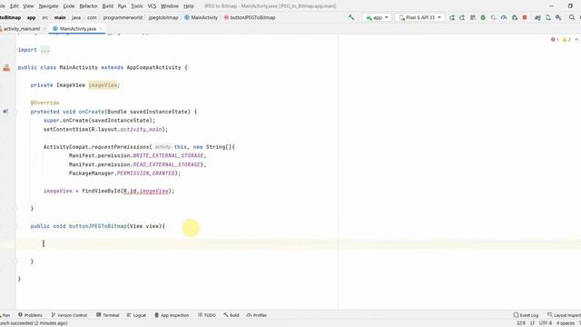 How to open and convert a JPEG file (from Download folder) into Bitmap in your Android App? смотреть онлайн