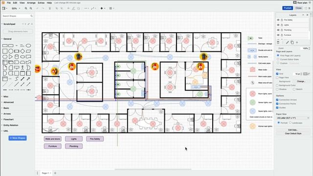 Using Layers, an advanced draw.io feature смотреть онлайн