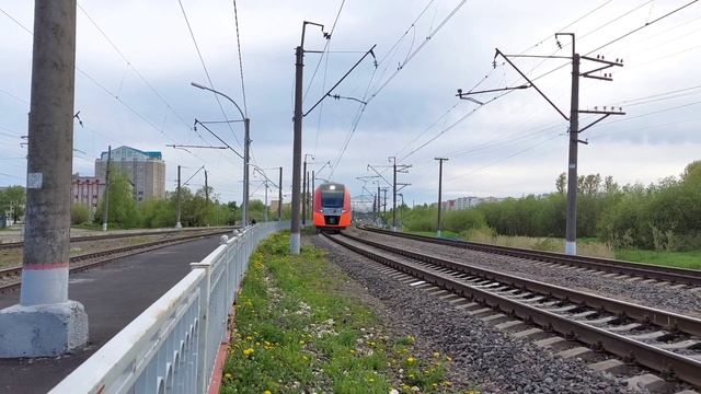 Электропоезд ЭС1П-001 «Ласточка» сообщением Псков – Петрозаводск смотреть онлайн