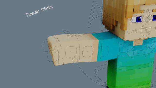 BLENDER 2.9+ MINECRAFT PUBLIC RIG (READ DESCRIPTION)