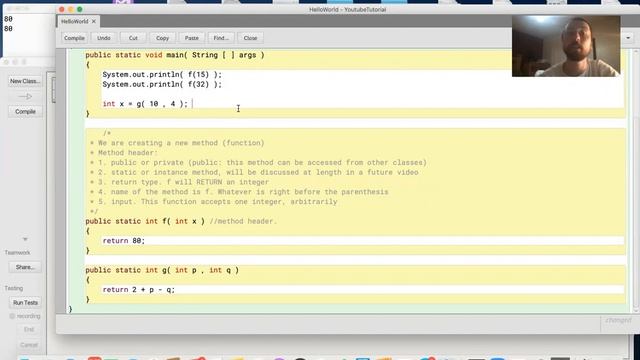 Java Programming: Lesson 20 - Static Methods смотреть онлайн