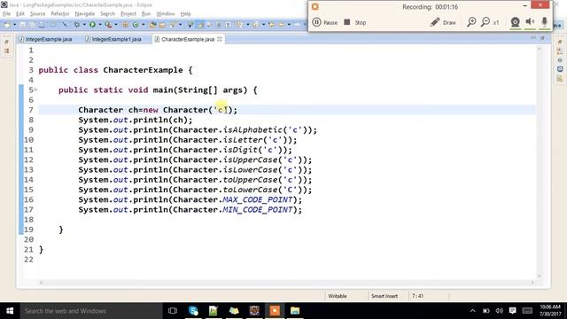 What is Character Wrapper Class in Java Language?. смотреть онлайн