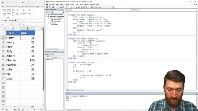 006 Working with an Excel VBA Do While Loop смотреть онлайн