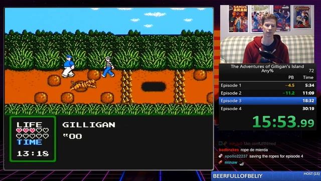 The Adventures of Gilligan's Island [NES] - 29:26 (Former WR) смотреть онлайн