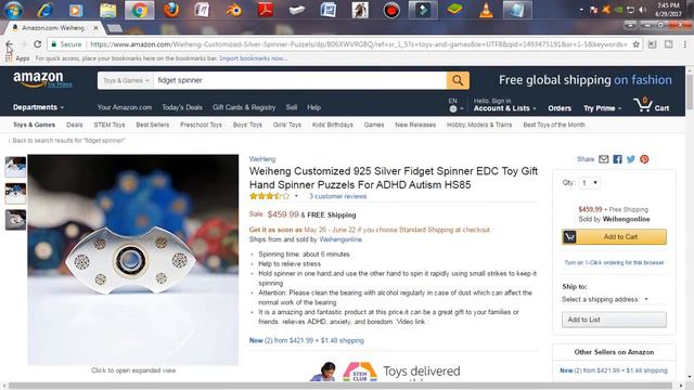 Most Expensive Gold Fidget Spinner April 2017 смотреть онлайн