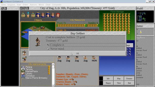 Let's play Civilization II OCC [04] Trade Routes, Observatory and Theatre смотреть онлайн