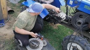Ремонт сцепления, выжимной подшибник на минитрактор руссичь Т-18 с трехточкой и чем можно заменить.