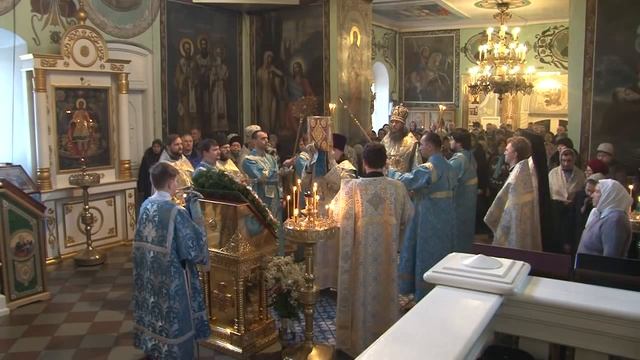 Благовещение, фрагменты службы смотреть онлайн