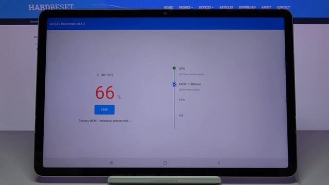 Performance Test of Samsung Galaxy Tab S7 - AnTuTu Benchmark Test Results смотреть онлайн