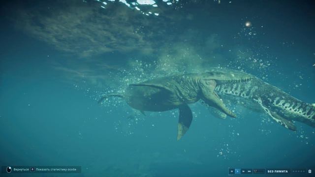 Jurassic World Evolution 2 бои динозавров-мозазавр VS тилозавр смотреть онлайн