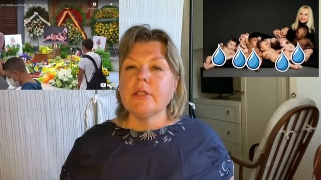 Италия. «Коро2нА». Странные похороны Рафаэллы Карра. Внимание на фото. смотреть онлайн