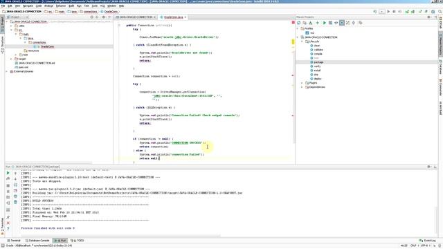 How to connect Oracle Db with Java (Maven project) смотреть онлайн