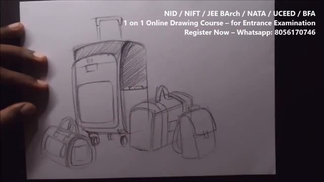How to Draw Simple 3D Objects | Live Professional Drawing Course for Design Entrance Examination смотреть онлайн