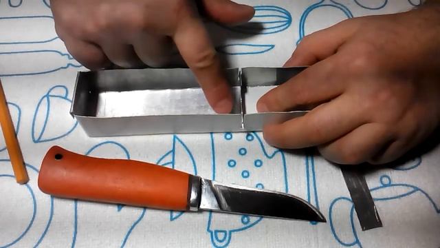 Как сделать нож с пластиковой рукояткой,из полипропилена? смотреть онлайн