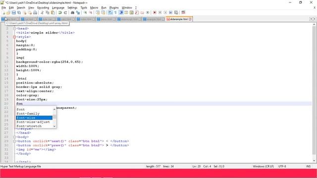 Simple Slider using javascript and HTML, CSS || programmingfinger смотреть онлайн