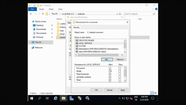How to install Lucee on Windows 2019 Server IIS: Step 4 - Grant Lucee access to IIS webroots смотреть онлайн