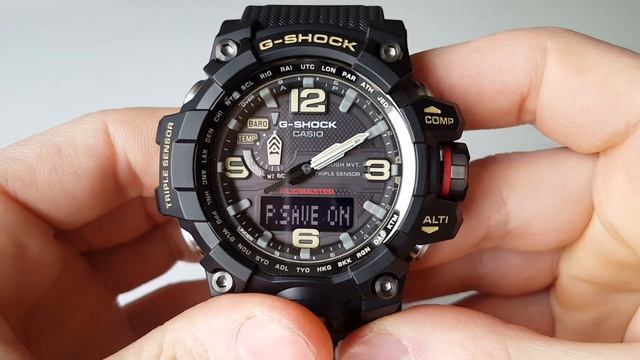 Настройка Casio G-Shock GWG-1000-1A (Settings) смотреть онлайн