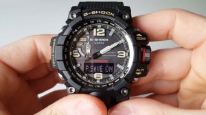 Настройка Casio G-Shock GWG-1000-1A (Settings)