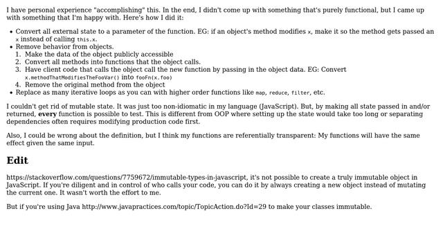 Software Engineering: How to refactor an OO program into a functional one? (5 Solutions!!) смотреть онлайн