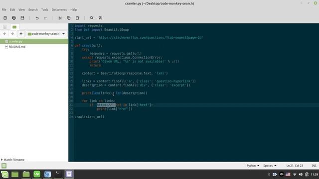 Creating Web Search Engine in Python [100% live coding!]: part1 - Stack Overflow scraper смотреть онлайн