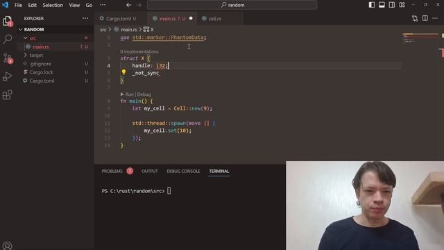 Reading Rust Atomics and Locks 007: Thread Safety: Send and Sync смотреть онлайн