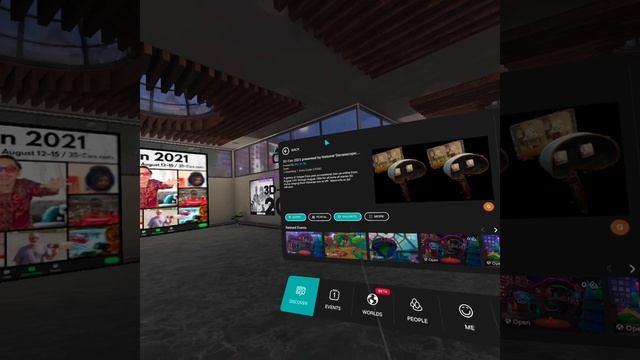 3D-Con 2021 AltSpace VR - Pt2- How to Favorite a world and misc tips смотреть онлайн