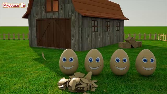 Учим цвета Разноцветные яйца на ферме (Перезалив) смотреть онлайн